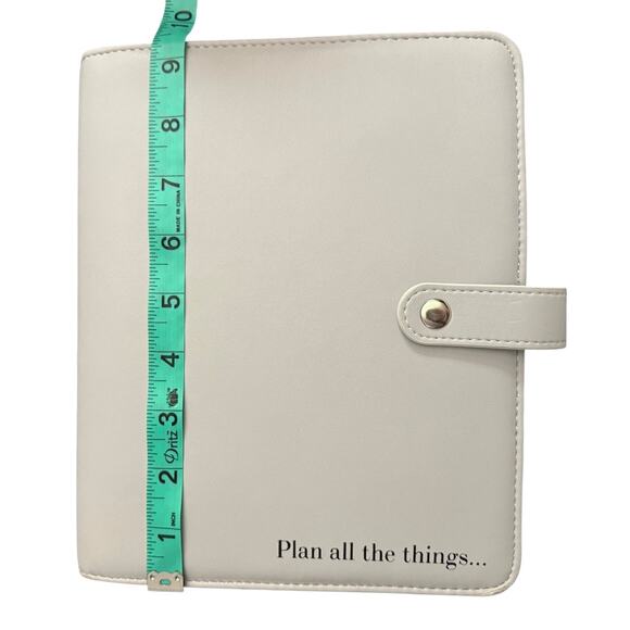 Franklin Covey Full-Grain Leather 7 Ring Planner Binder Gray - Picture 11 of 14